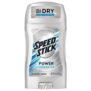 Unscented Men's Antiperspirant Deodorant, 3 Oz, 4 Pack